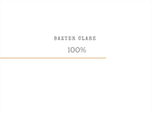 Tablet Screenshot of baxterclare.com
